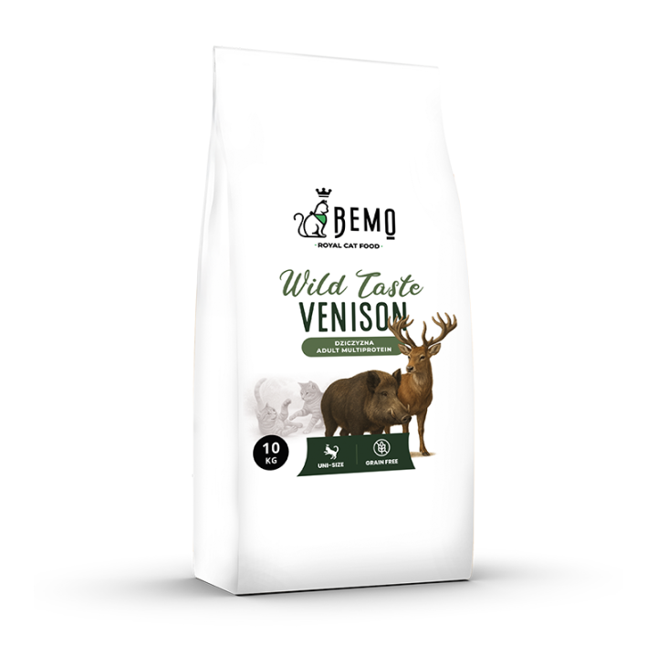 Bemo Cat Wild Taste Venison – dry food for cats with venison
