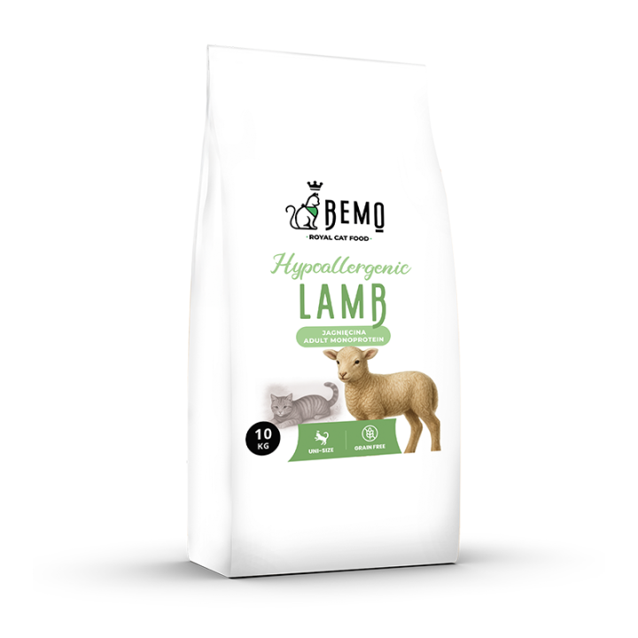 Bemo Cat Hypoallergenic – dry cat food with lamb