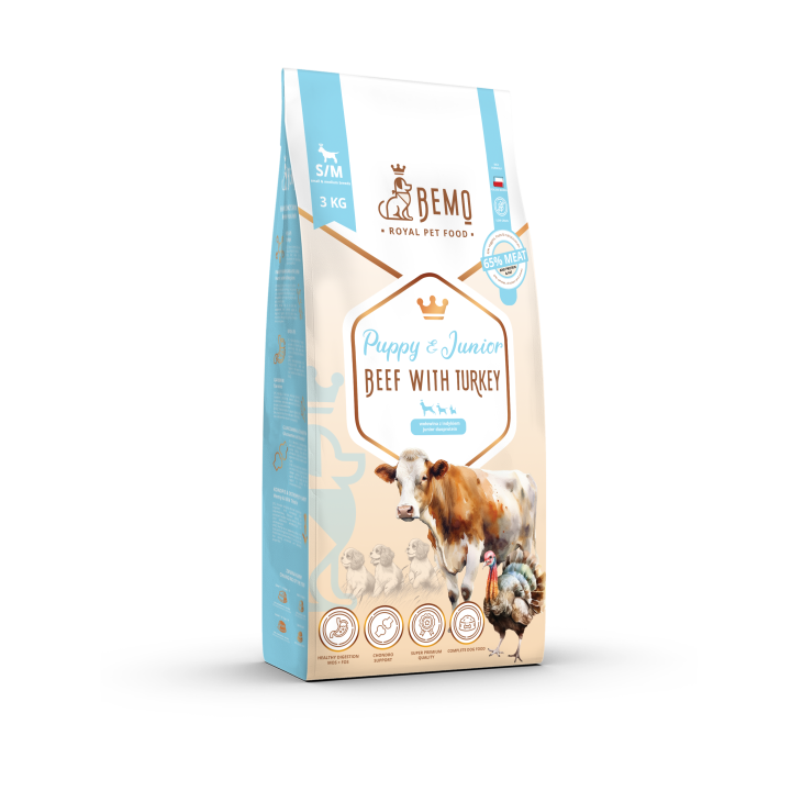 Bemo Junior - natural food for dogs up to 2 years old
