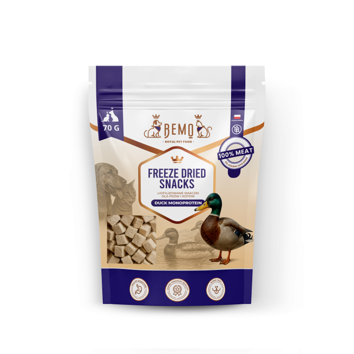 Freeze Dried Meat Snacks Duck - freeze-dried duck meat treats