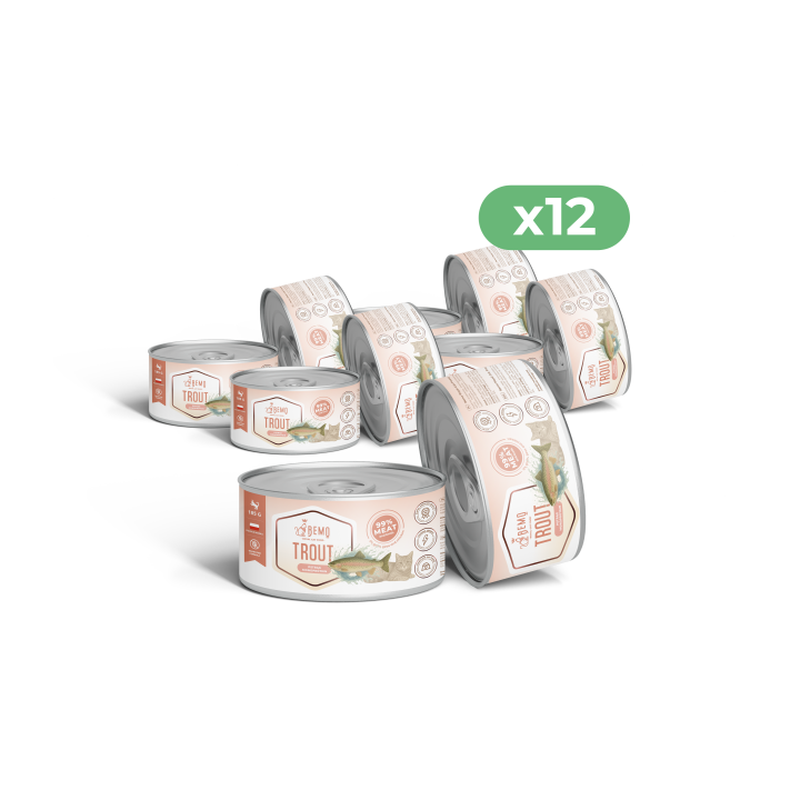 Bemo Cat Trout - wet karma for cats with trout