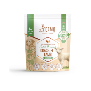 Bemo Cold Pressed Grass Fed Lamb - cold-pressed dog food with lamb