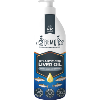 Atlantic Cod Liver Oil - cod liver oil for dogs and cats