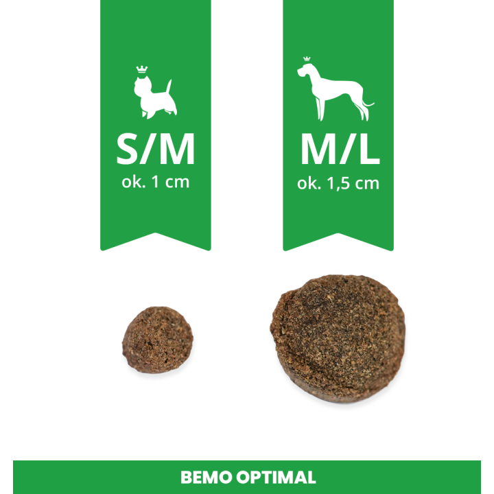 Bemo Optimal - dry dog food with veal and vegetables