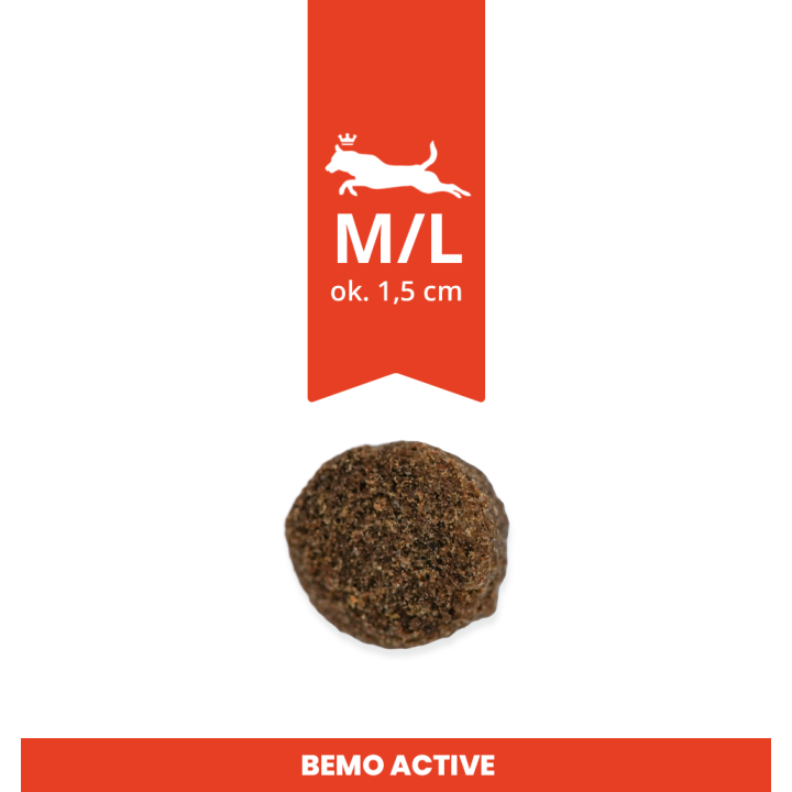 Bemo Active - dry food for active dogs with beef and duck