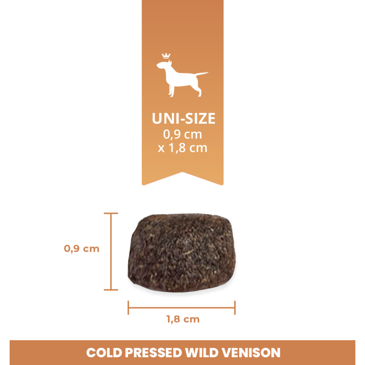 Bemo Cold Pressed Wild Venison - cold-pressed dog food with venison and roe deer