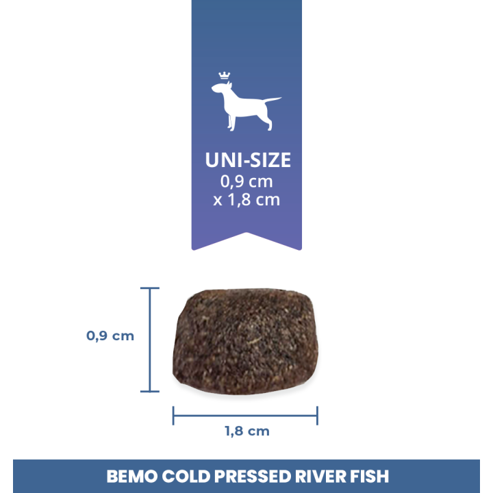Bemo Cold Pressed River Fish - cold-pressed food for dogs with river fish