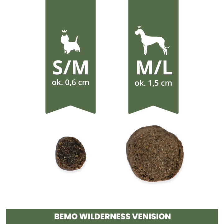 Bemo Wilderness Venison - dry dog food with venison