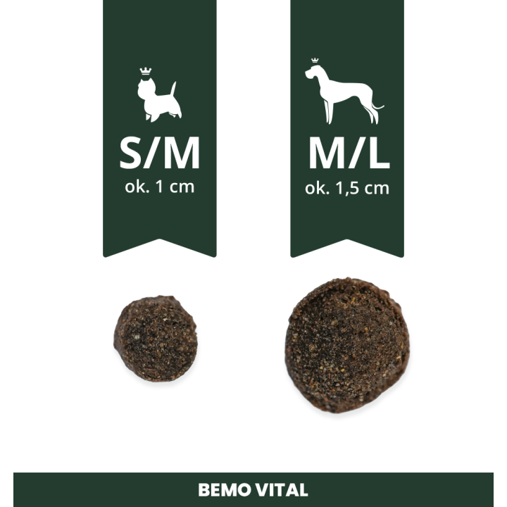 Bemo Vital - immunity-boosting dry food for dogs with turkey and rabbit