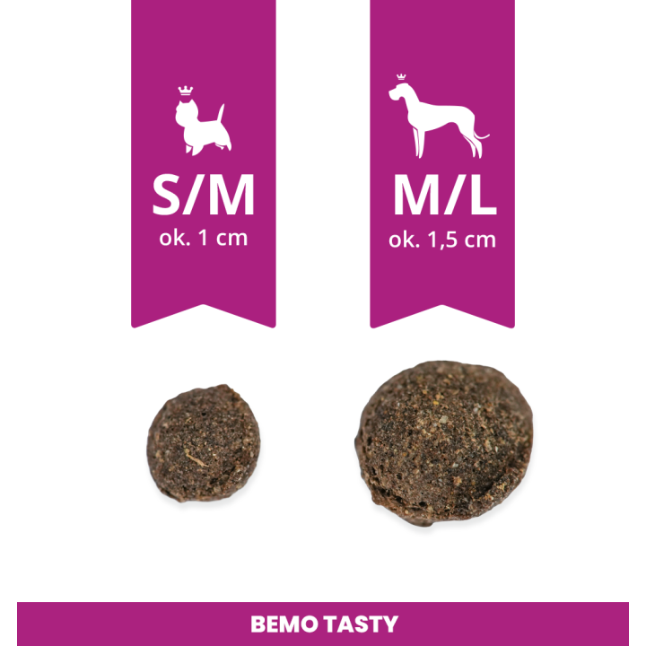 Bemo Tasty - exceptionally tasty dry dog food with pork and duck