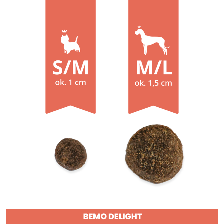 Bemo Delight - dry karma for dogs with beef and turkey