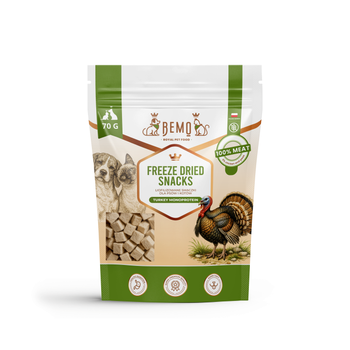Freeze Dried Meat Snacks Turkey – freeze-dried treats made from turkey meat