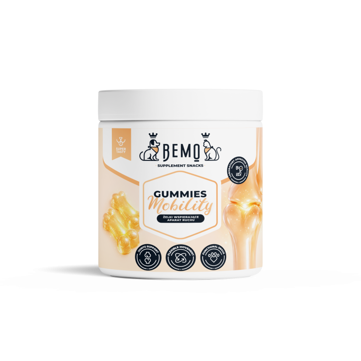 Bemo Gummies Mobility - żelki suplementacyjne wspierające stawy psów i kotów