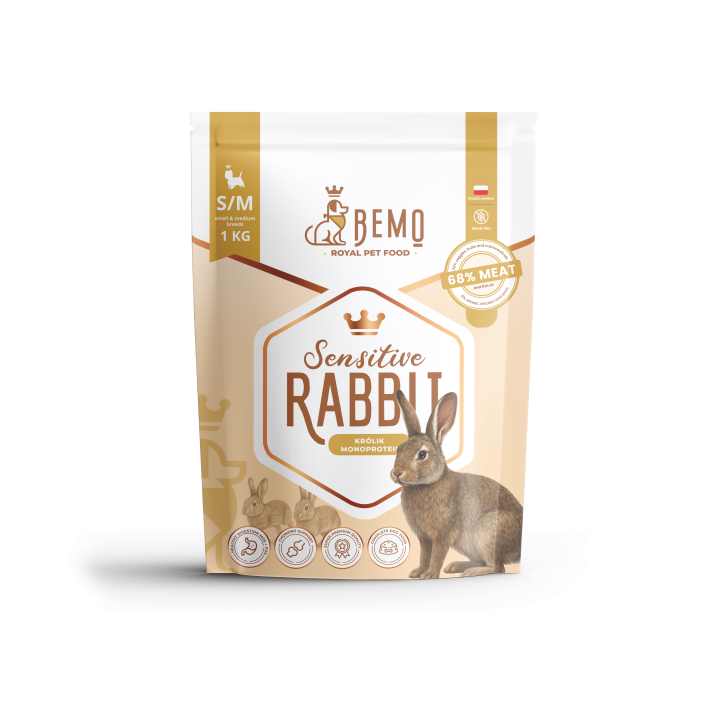 Bemo Sensitive Rabbit – hipoalergiczna karma sucha dla psa z królikiem