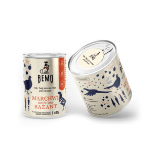 Wet dog food – Pheasant with carrot