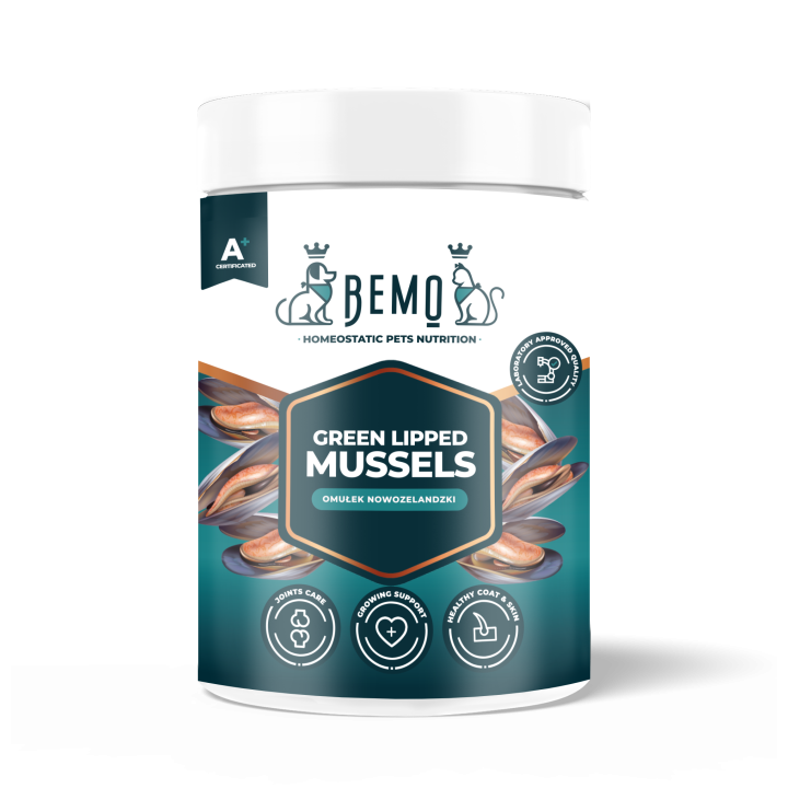 Bemo Green Lipped Mussels - New Zealand mussel for dogs and cats