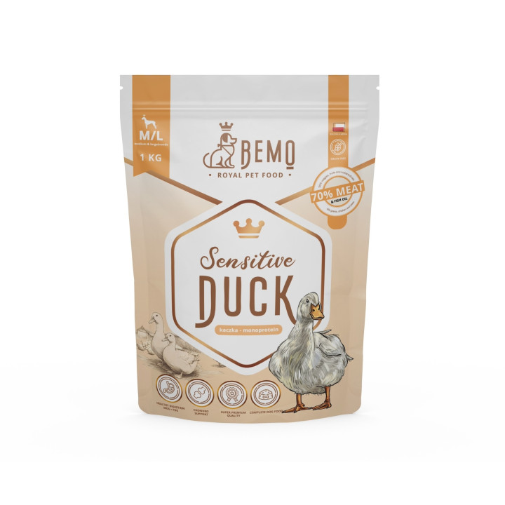 Bemo Sensitive Duck - hypoallergenic dry dog food with duck