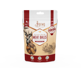 Meat Balls Turkey with deer - semi-soft treats for dogs with deer