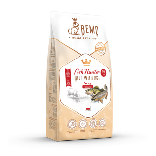Bemo Fish Hunter - dry food for adult dogs with beef and fish