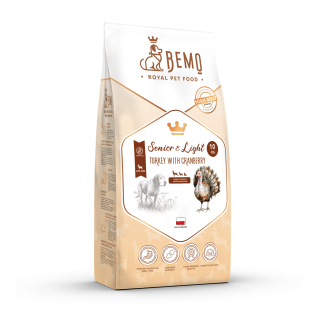 Bemo Senior & Light - dry food for senior dogs and overweight dogs - turkey with cranberries
