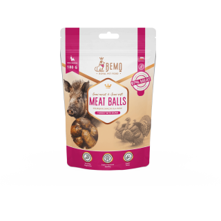 Meat Balls Turkey with boar - semi-soft treats for dogs with game meat