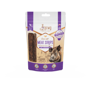 Meat Strips Boar - hypoallergenic, semi-soft treats for dogs with wild boar
