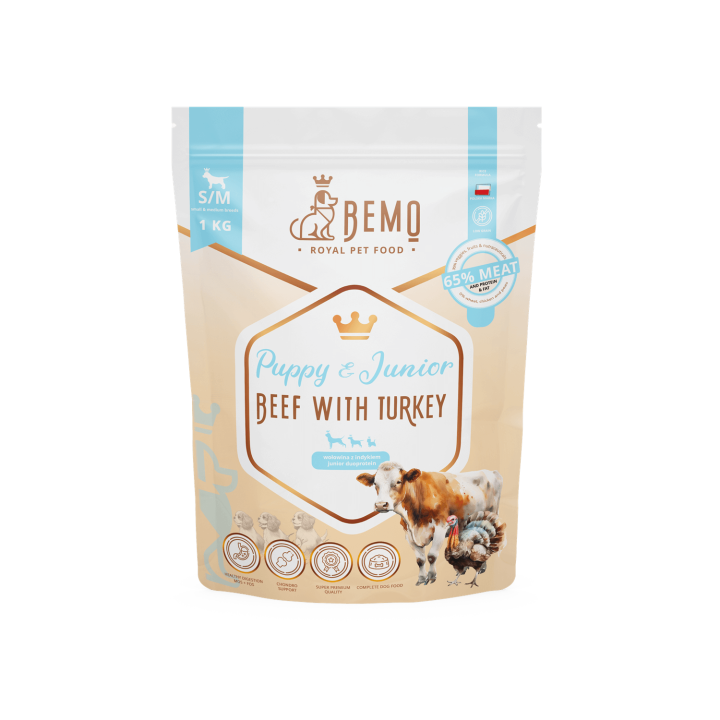 Bemo Junior - natural food for dogs up to 2 years old