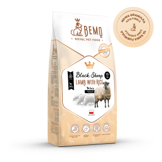 Bemo Black Sheep - monoprotein dry food for adult dogs with lamb