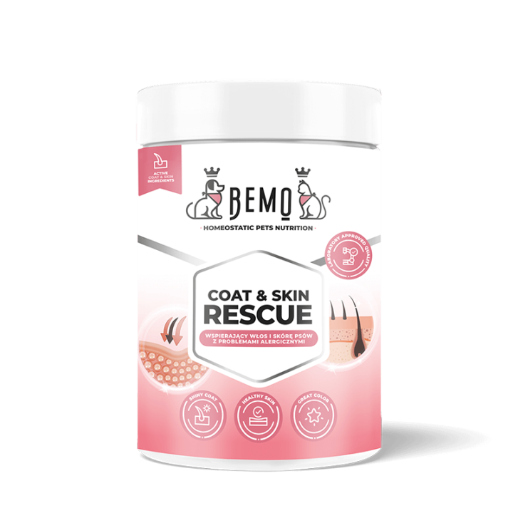 Bemo Coat & Skin Rescue - support for dogs' skin and coat with allergies