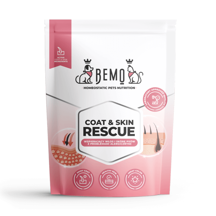 Bemo Coat & Skin Rescue - support for dogs' skin and coat with allergies