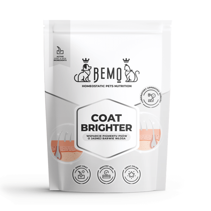 Bemo Coat Brighter - supplement intensifying the bright color of dogs' fur